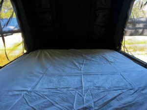 camp trailer tent matress hire