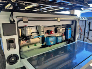 victron offgrid powered trailer battery